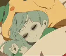 자는 모습도 귀여운 어린이 좀비