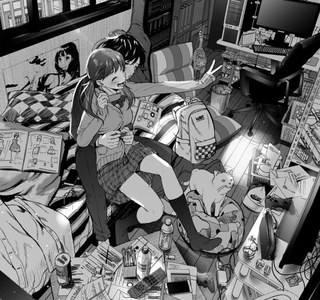 고딩 커플이 방에서 꽁냥거리는.manhwa