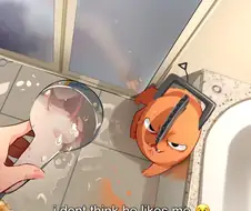 체인소맨) 포치타는 샤워하기 싫어.jpg