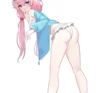 (블루아카,후방)으헤~이런 아저씨 몸매보고 꼴리면 사형이라구~?
