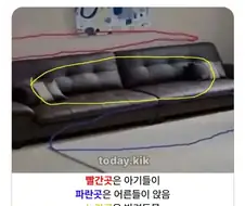 한국인들의 쇼파 사용법