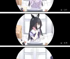 [말딸] 아침에 머리 세팅하는 말딸들