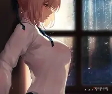 Fate) 시로 유혹중인 세이버