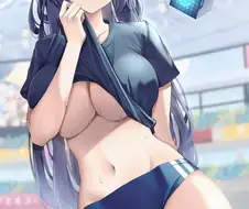 [블루아카/약후]순수하게 땀 닦는 유우카
