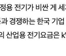 전기 사용료 개인에게 전가하려는 워딩 중 하나