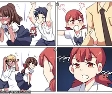 친구에게 아이스께끼 하는 만화.manwha