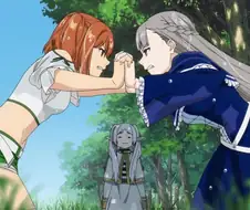 프리렌) 백합 레슬링