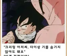 드래곤볼:유머 짤이 슈퍼로 넘어가면서 굉장해진 짤.