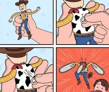 잘못된 우디를 데려왓다