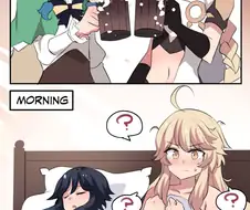 원신 : 벤티와 즐거운 술자리 만화.manwha