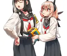 소녀전선) 1대 풍기 위원장과 후임 2대 풍기 위원장.manga