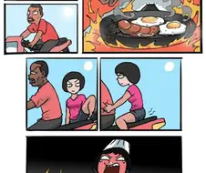 여름에 오토바이 타기.manga