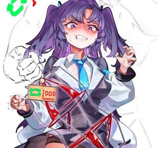 블루아카)유우카에게 비키니 입어달라고 부탁하는.manwha