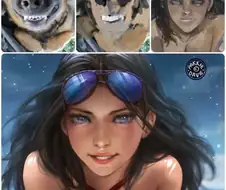 사진을 베이스로 그림 그리는 사람