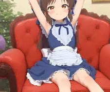 @) AI야! 일 하는 메이드 아리스 그려줘!