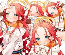 블루아카)저녁에 보는 적당히 야한 아이.manga