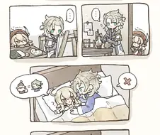 원신] 클레의 동심을 지켜줄려는 알베도-s