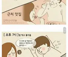 주말 우리들 모습