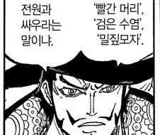 원피스) 근데 이건 미호크가 옳지않나