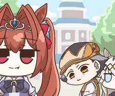 말딸) 딴 데 시선파는 키타하라