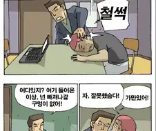폭력적으로 취조하는 만화.manga