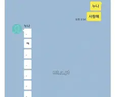 친누나에게 사랑한다고 말하면.jpg