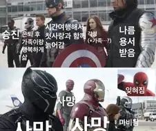 MCU)아니 시빌워 결과물 짤 이거 뭐냐ㅋㅋㅋ