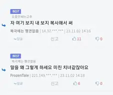 정겨운 디씨의 픔앗이 문화