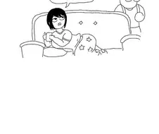 누나가 개빡치는 만화
