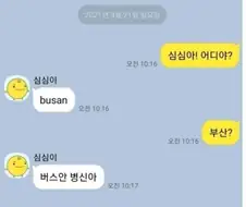 부산하면 심심이가 생각남