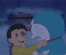 "도라에몽....나 아무것도 안했는데 왜 또 맞지....."