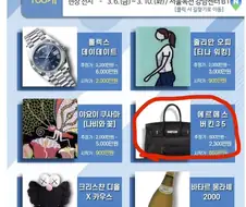 국세청 압류품 경매, 에르메스 가방 낙찰가