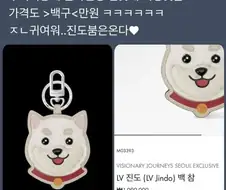 루이비통 한국 한정 키링