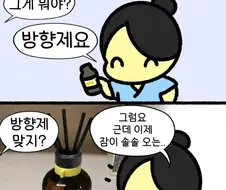 잠이 잘 오는 방향제.manwha