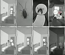 바퀴벌레 나오고 제일 두려운 순간 .manwha