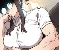 옆자리 근육녀의 말랑이 만지는 만화