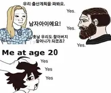 20세의 부모와 나
