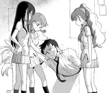 벽에 끼인 사람 성추행하는 만화