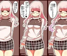 친구가 여장을 하고서 매일 ㄱㅅ에 넣는 뽕의 양을 늘리는 만화