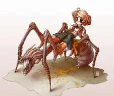 혐) 괴물에게 몸을 빼앗긴 소녀