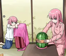 봇치)수박을 갖고 노는 언니.jpg