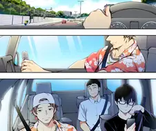 남자3명이 먹으러고 여행하는.manga