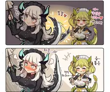 유희왕, 번역) 체임이 꼬리 흔드는 만화.manga