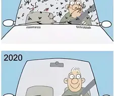 1990년과 2020년의 운전할 때 차이점