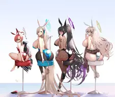 블루아카)바니걸 빵뎅이
