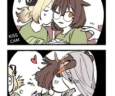명일방주) 키스캠에 찍힌 사일런스 만화.manga