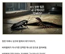약혐)시골에서 바퀴벌레가 없는 이유