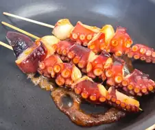 간장 문어 꼬치