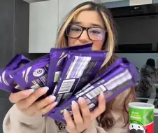 SNS에 유행 시작한 프링글스 초코 블록