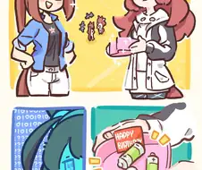 말딸] 배터리 충전하는 부르봉 manga